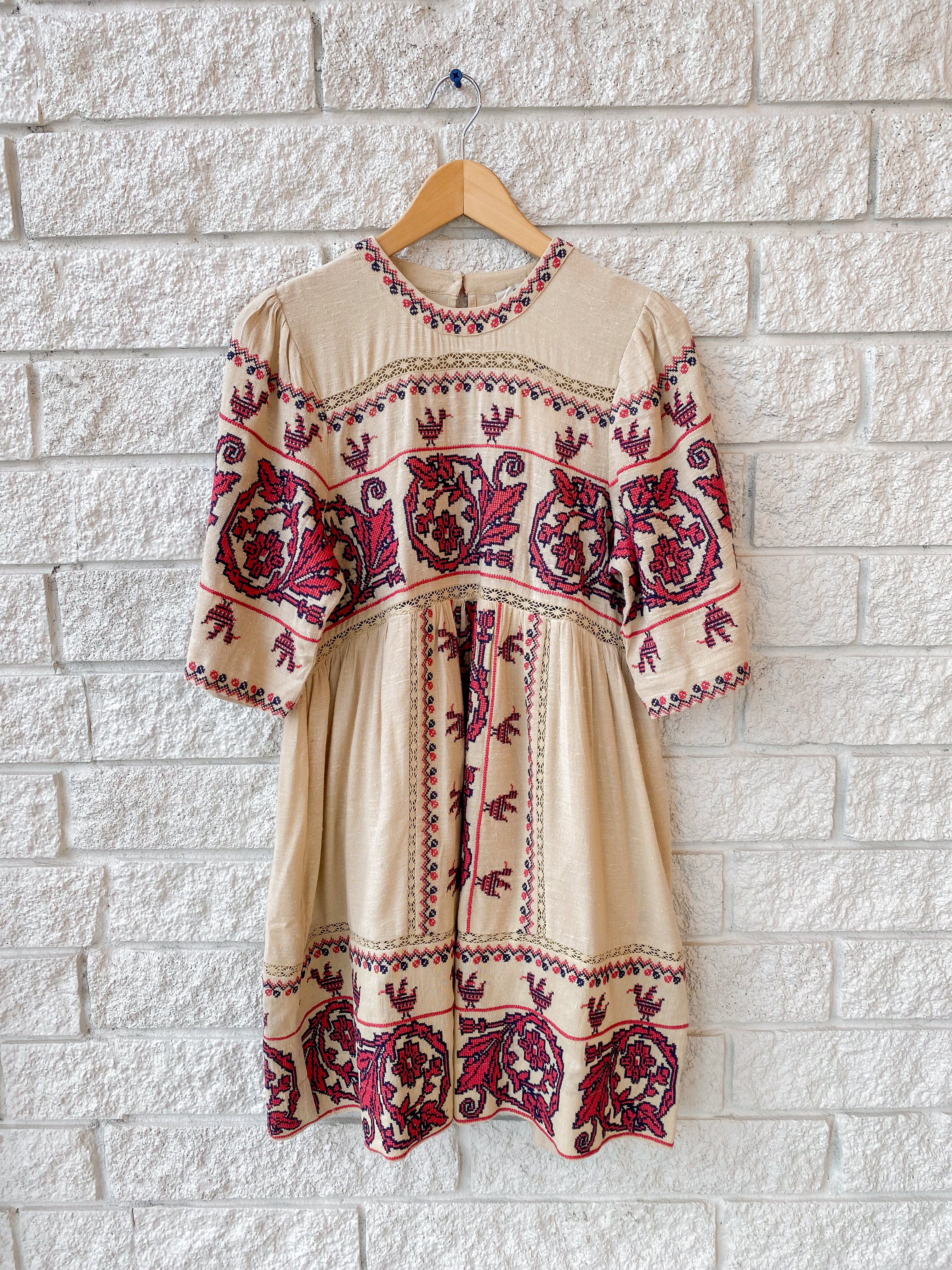 Beena Embroidery S/SLV Dress