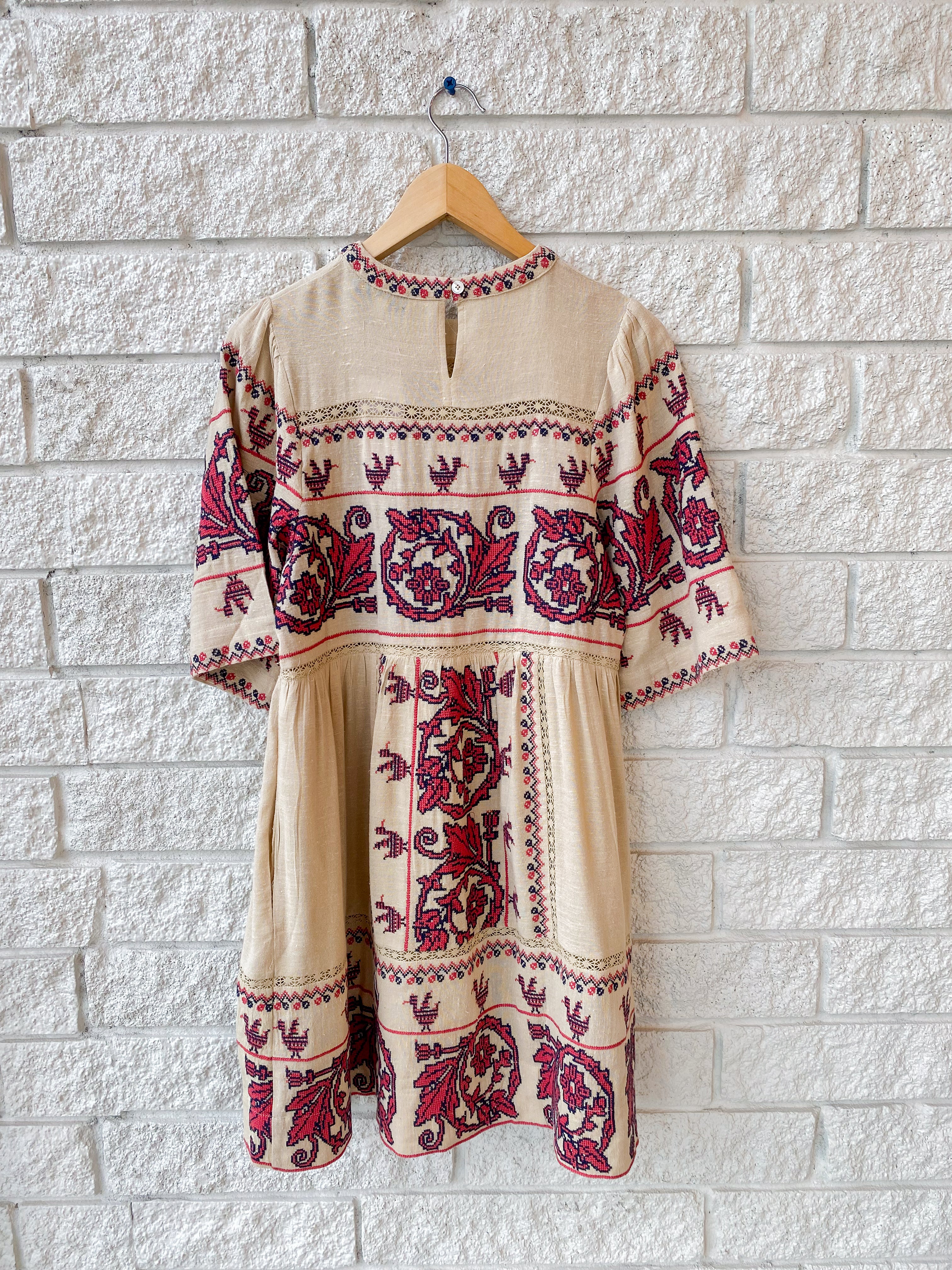 Beena Embroidery S/SLV Dress
