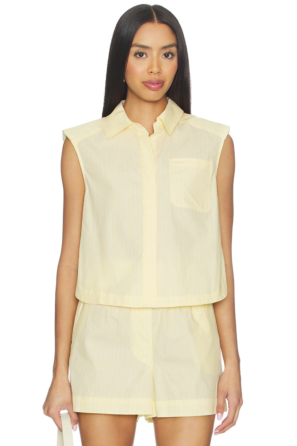 Winslow Short Sleeve Cropped Shirt