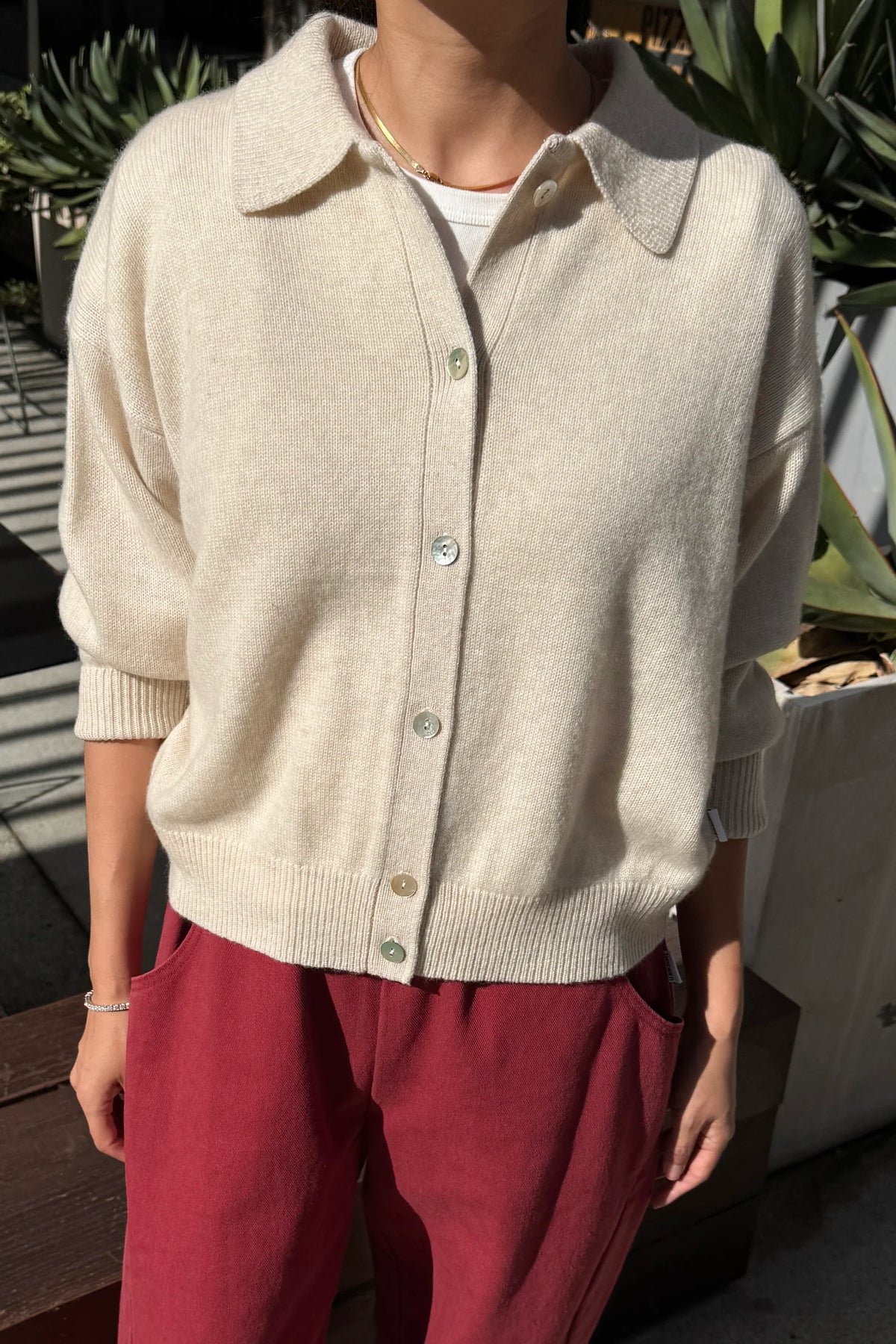 Lou Cashmere Cardigan
