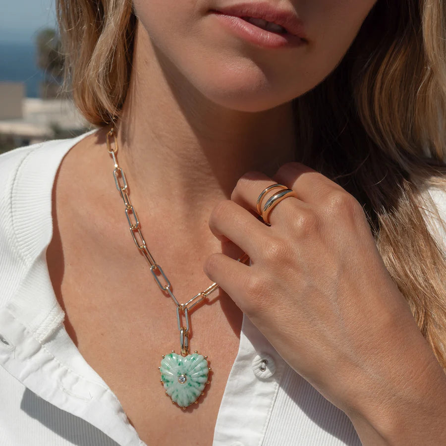 Malene Green Dot Clip Charm