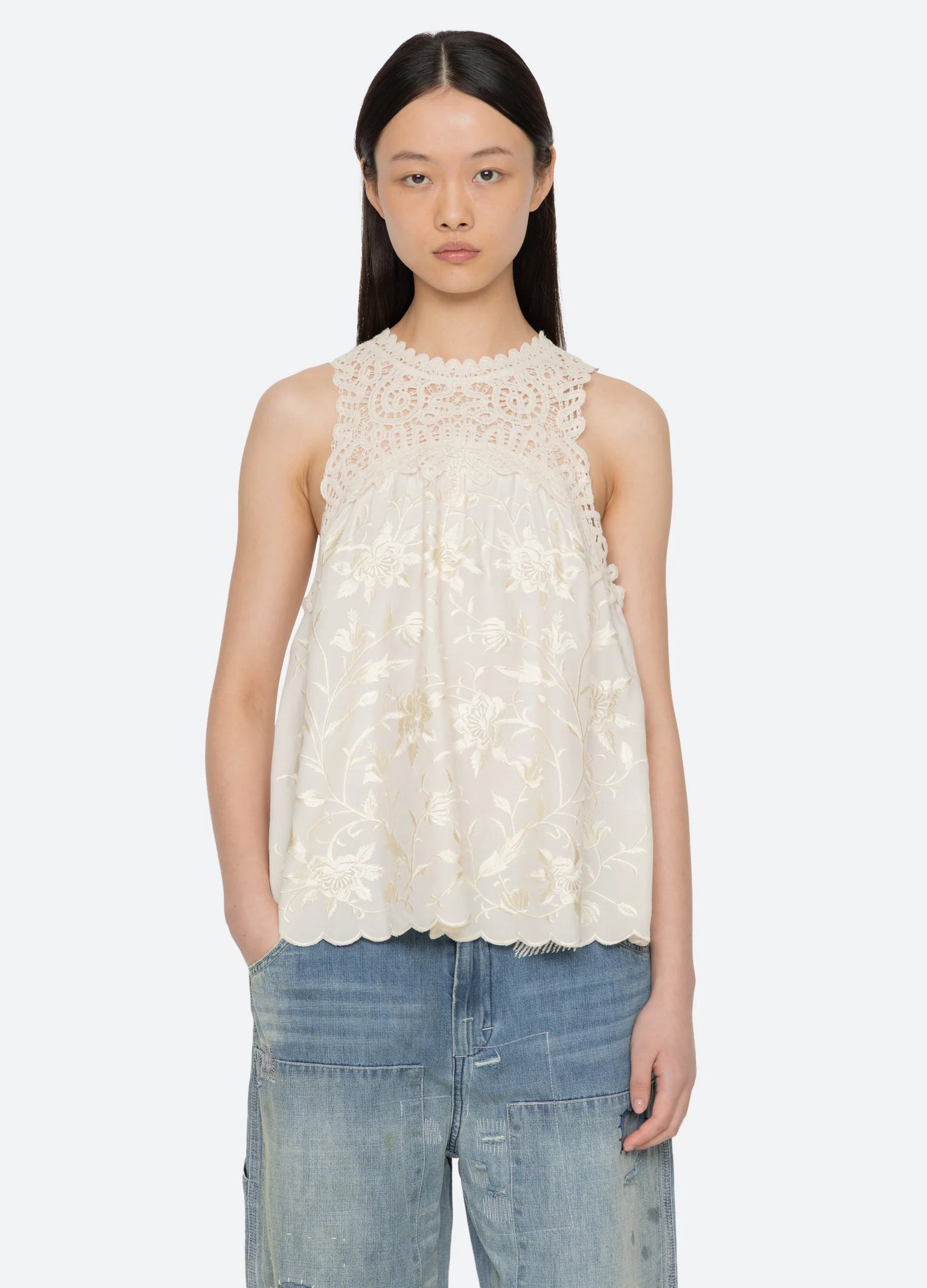 Alina Lace Tank Top