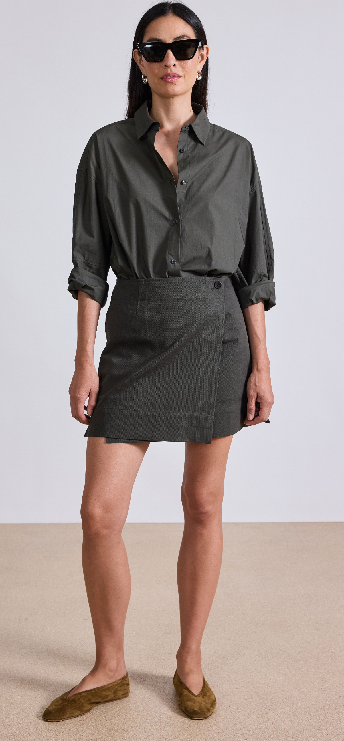 La Reina Mini Shirt Dress