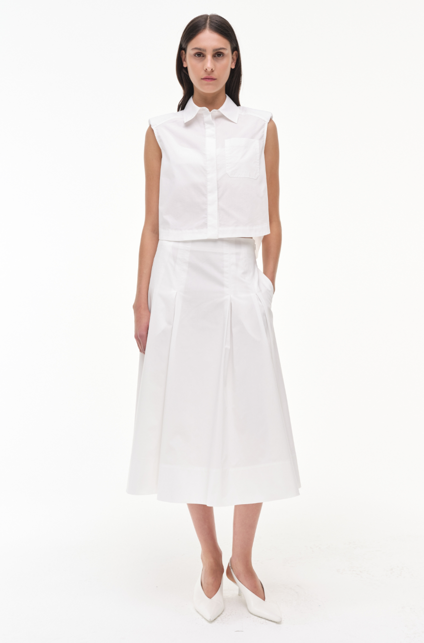 Winslow Cotton Cropped Shirt