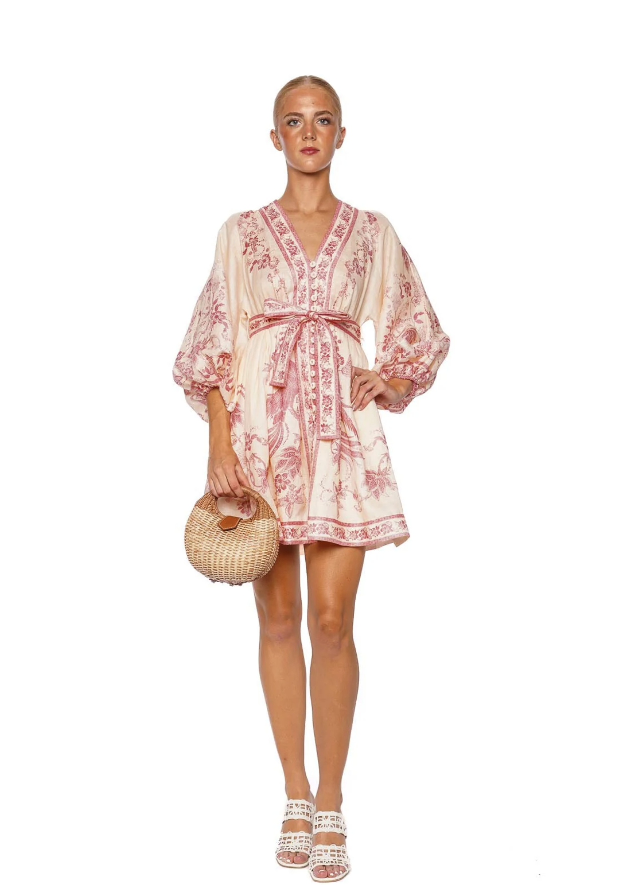 Lucky Plunge Mini Dress