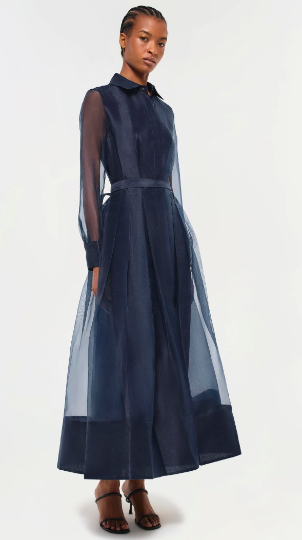 Montgomery L/S Button Up Midi Dress
