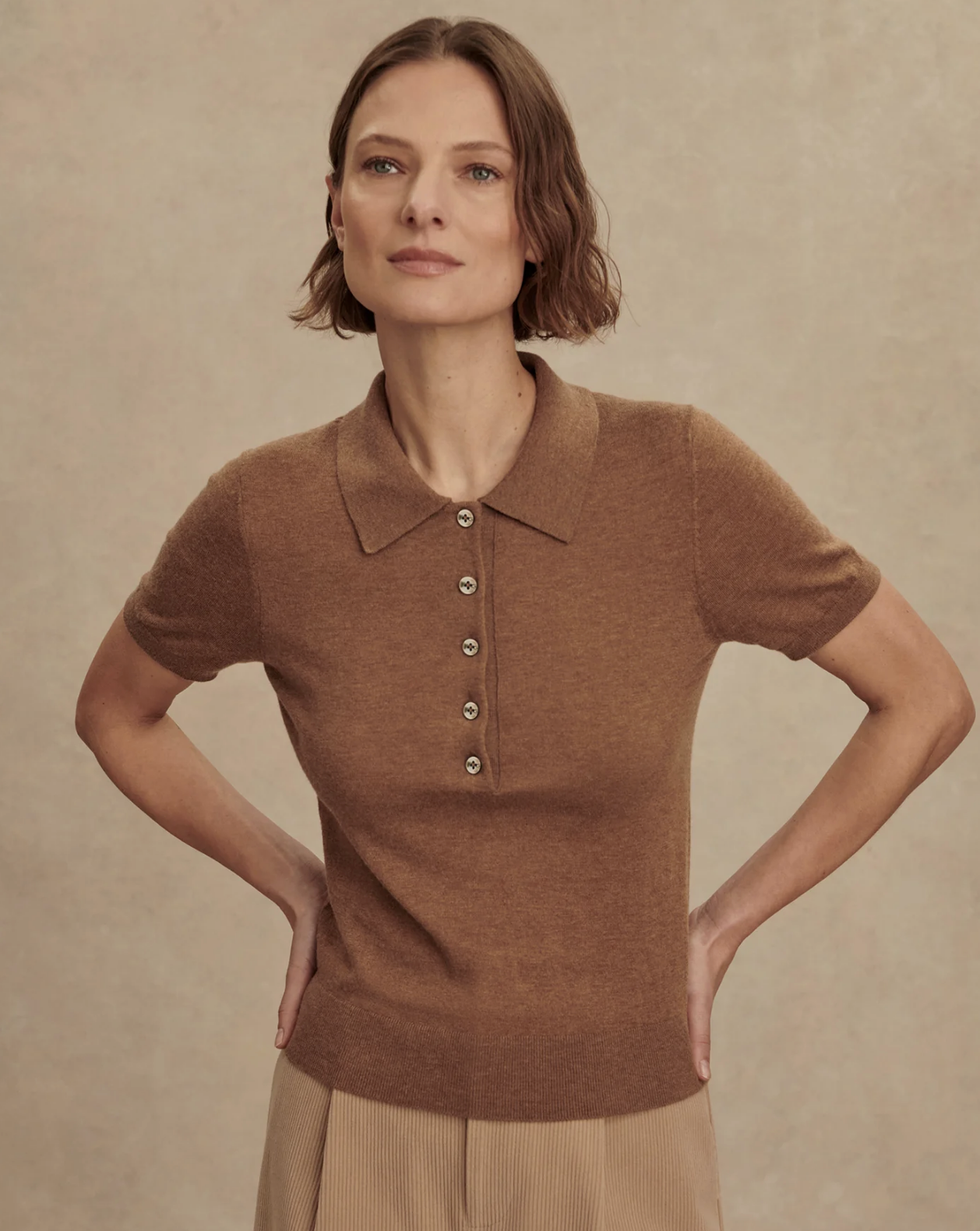 Toni Fine Knit Polo