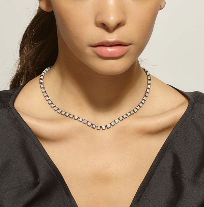 Riviere Tile Necklace