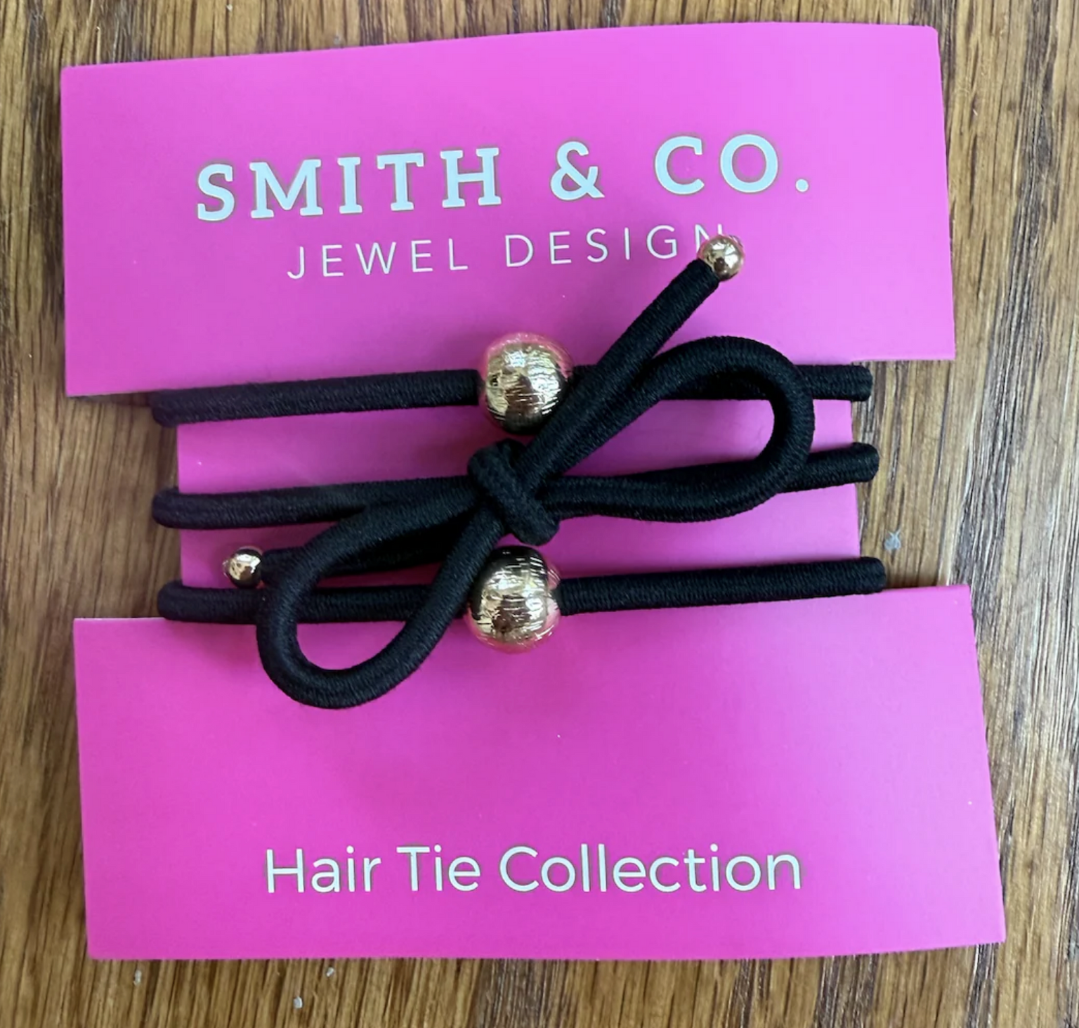 Ribbons & Bows Hair Tie Set- Onyx Black