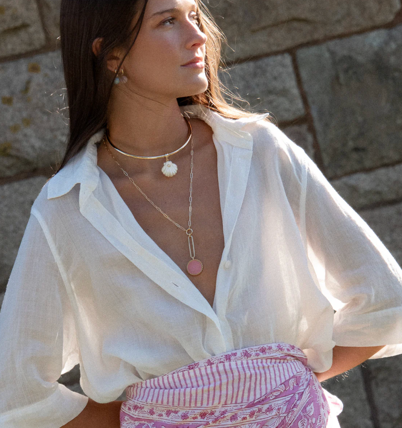 Odeon Pink Jade Drop Charm