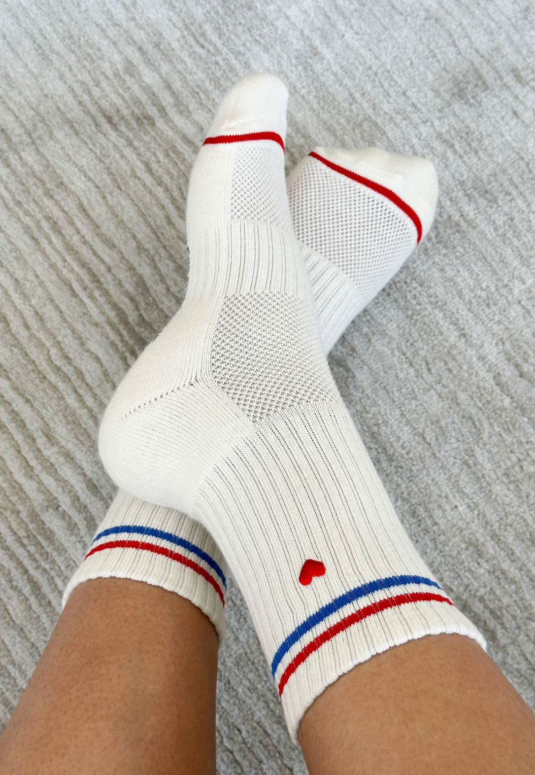 Embroidered Boyfriend Sock