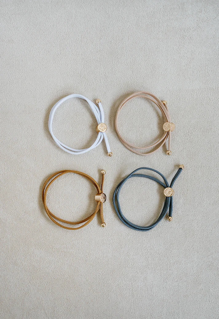 Skinny Hair Tie Set - Neutral