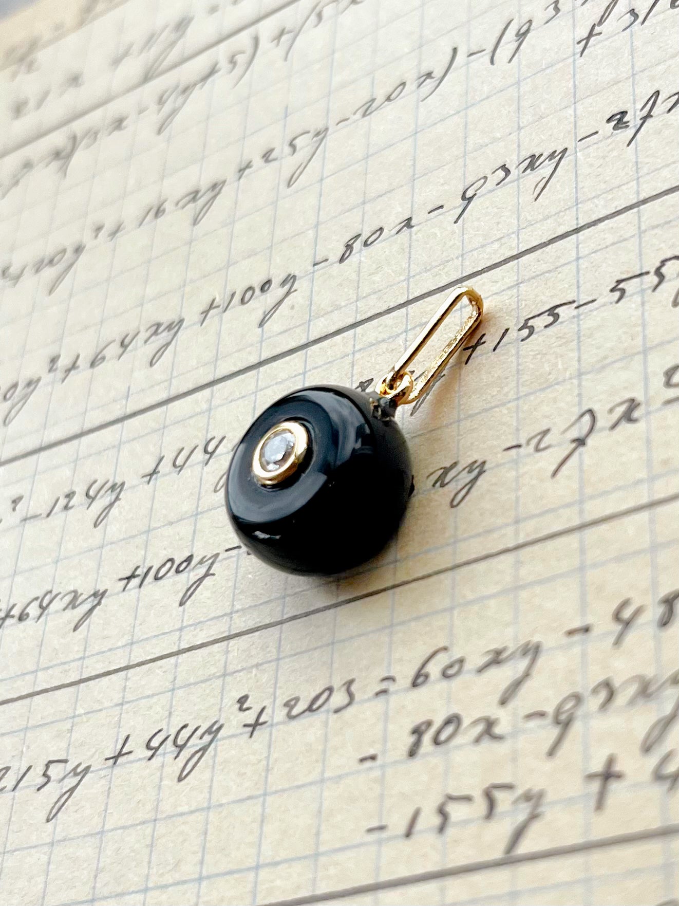 Bon Bon Onyx Charm