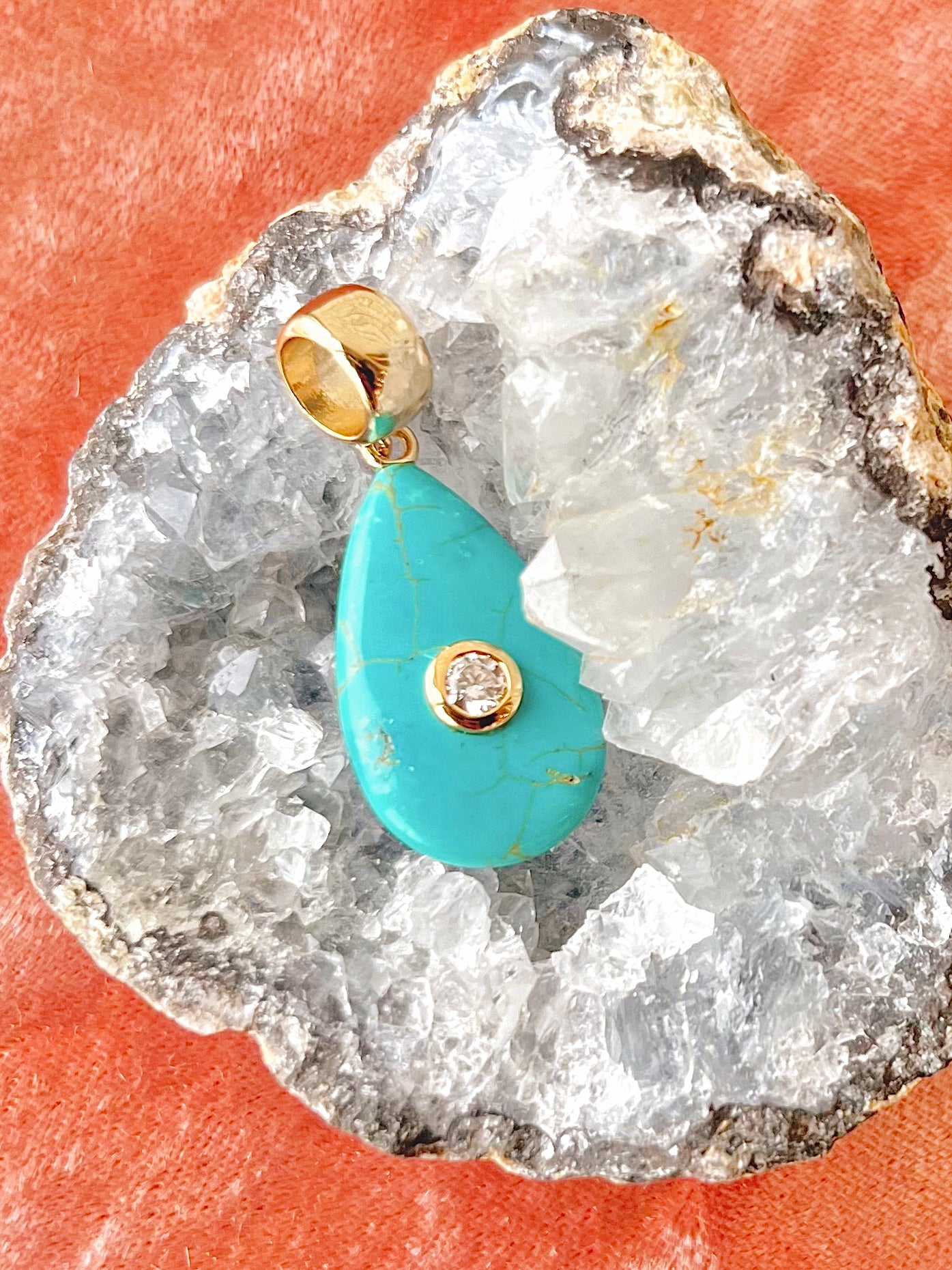 Bardot Howlite Bail Charm