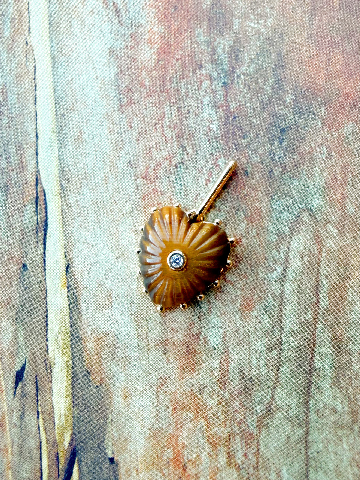 Isabel Tigers Eye Charm
