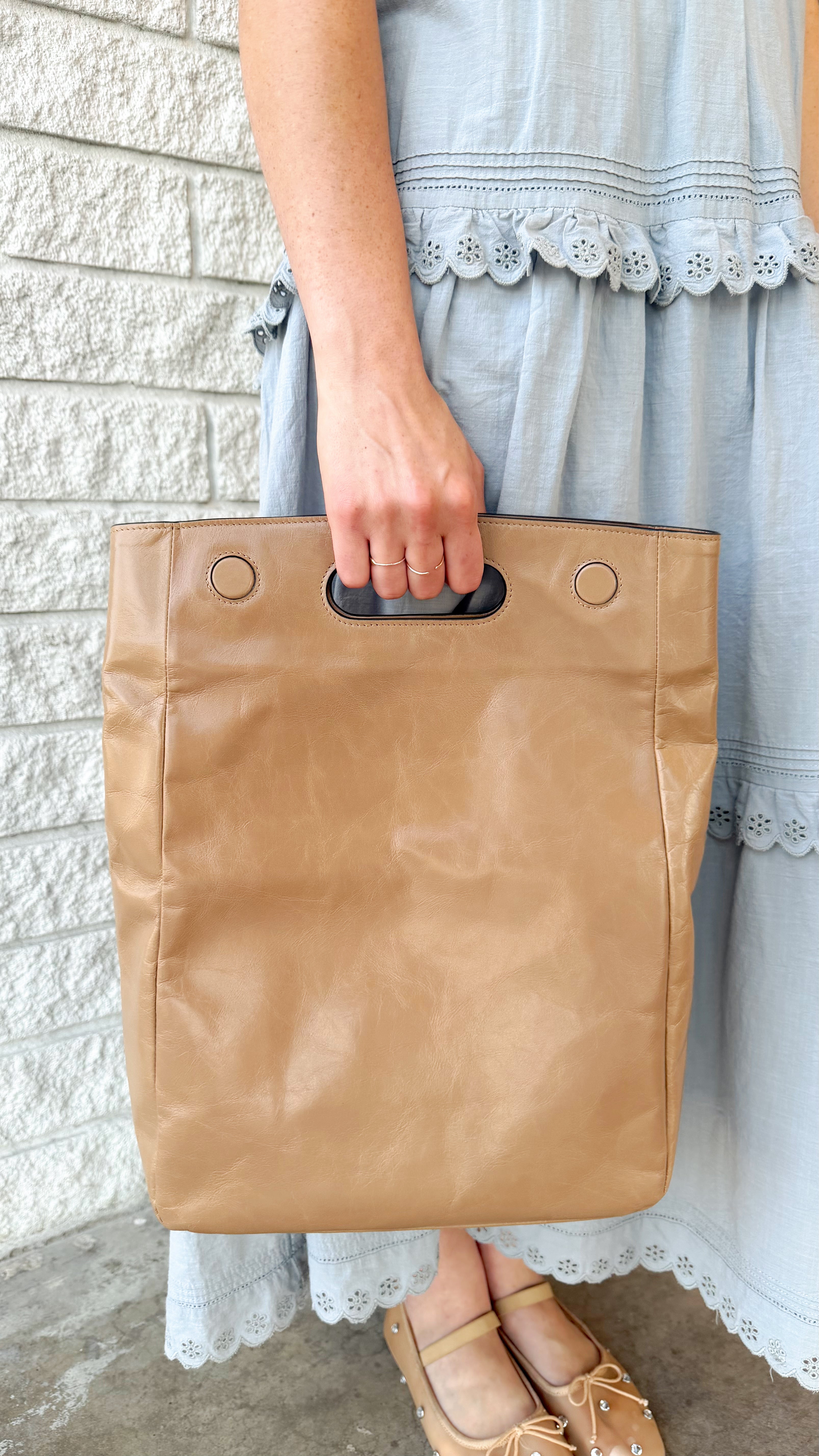 Roll Top Grocer Clutch
