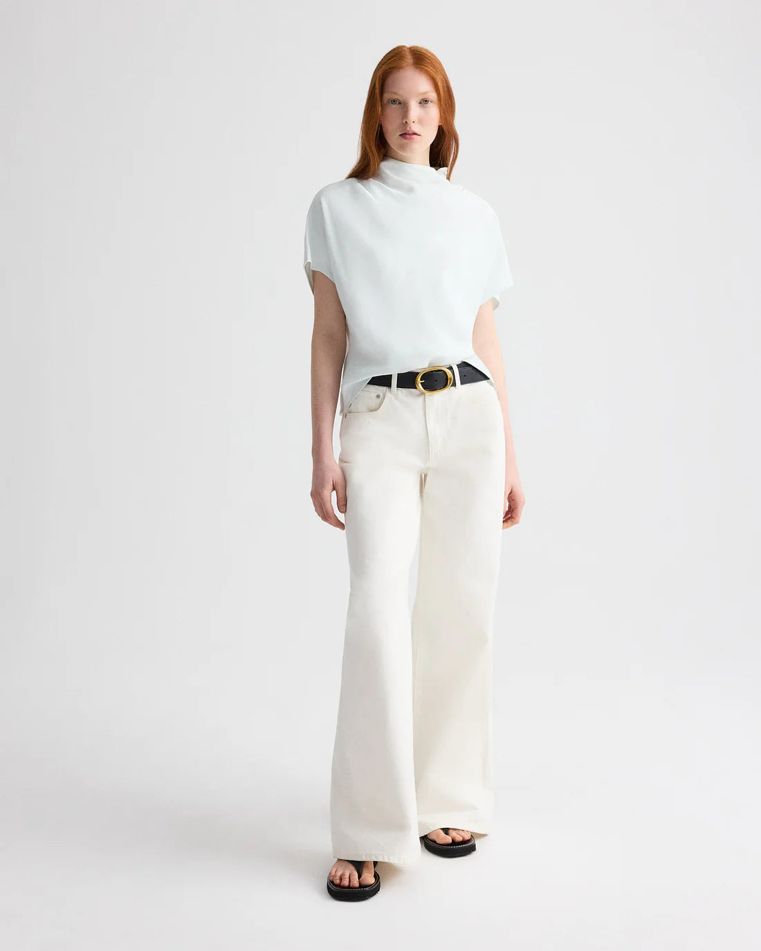 Mock Neck Tee