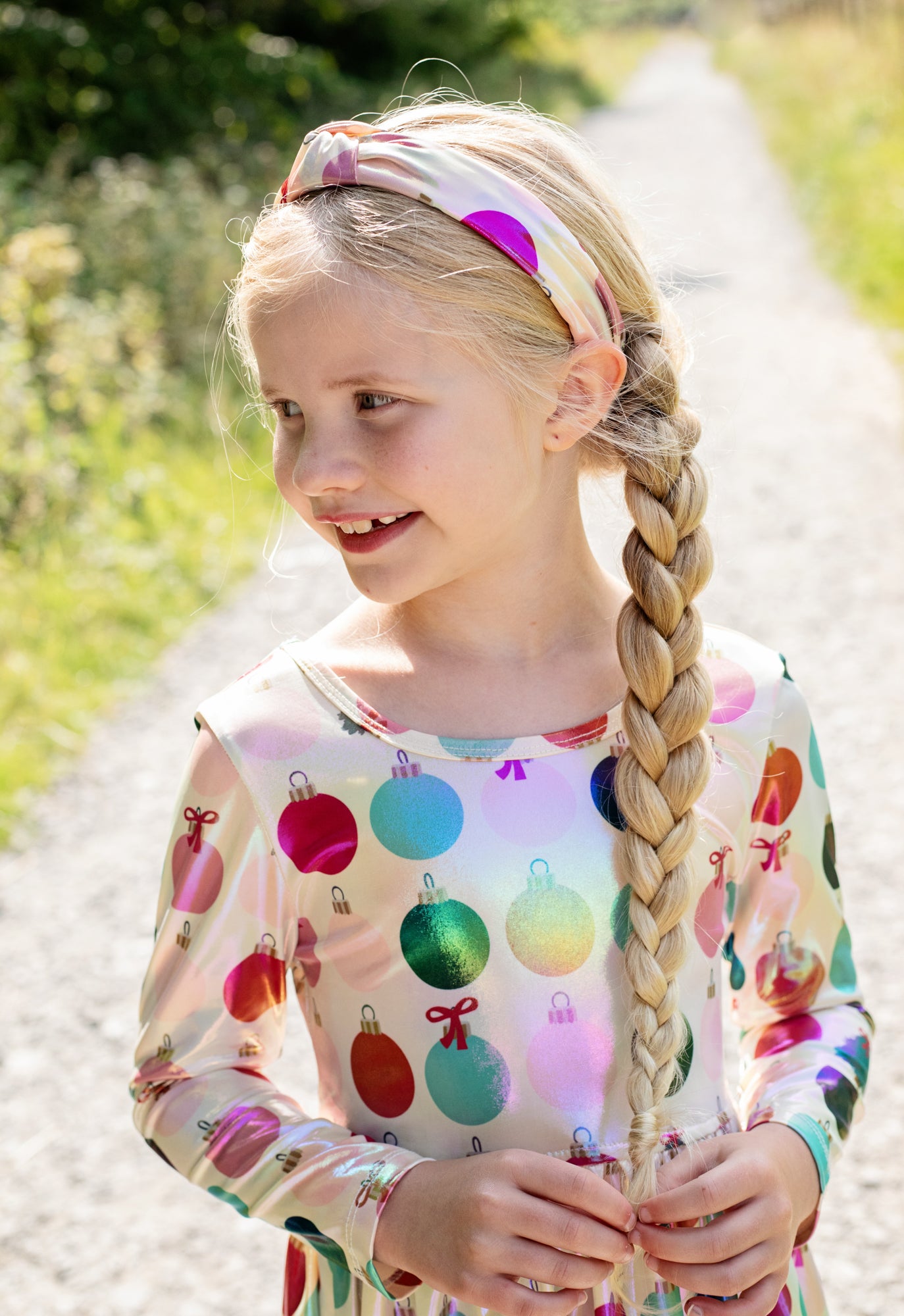 Girls Lamé  Holly Headband