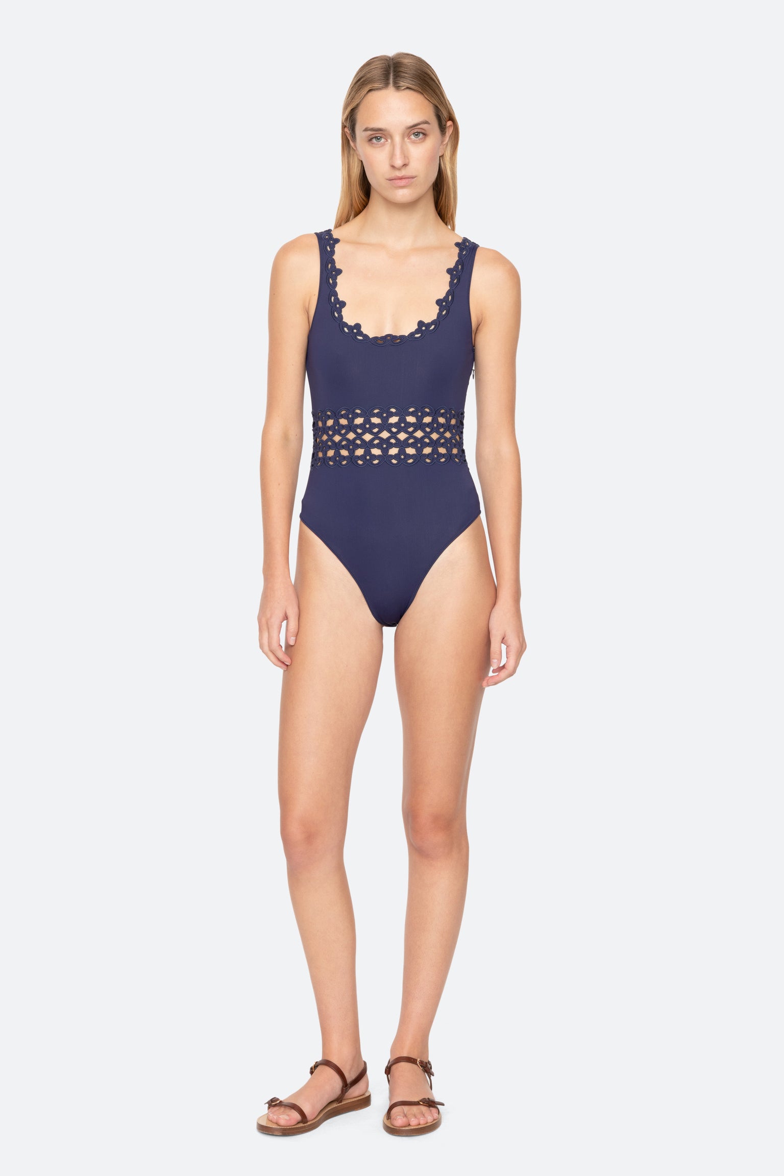 Leila Eyelet One Piece
