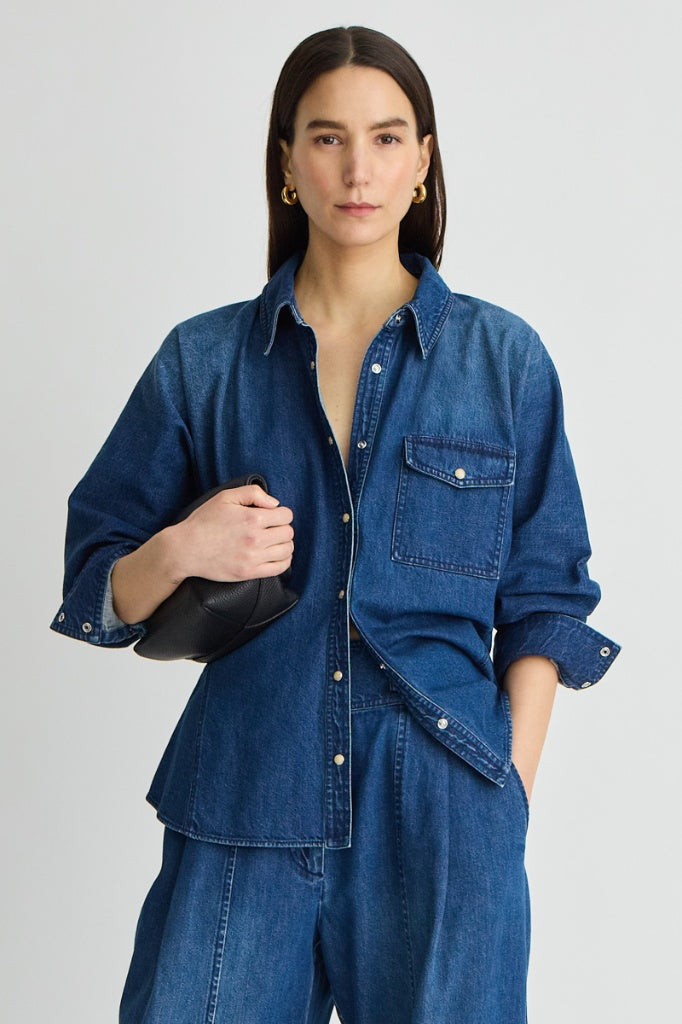 Anni Denim Button Up