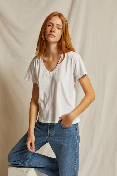 Hendrix SS Boxy V-Neck tee