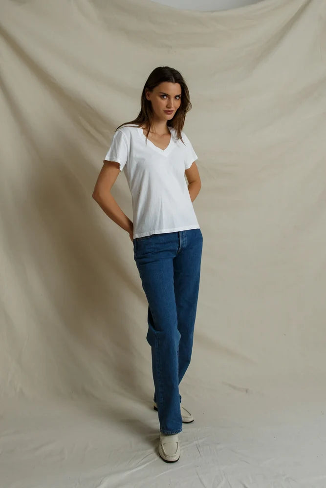 Hendrix SS Boxy V-Neck tee