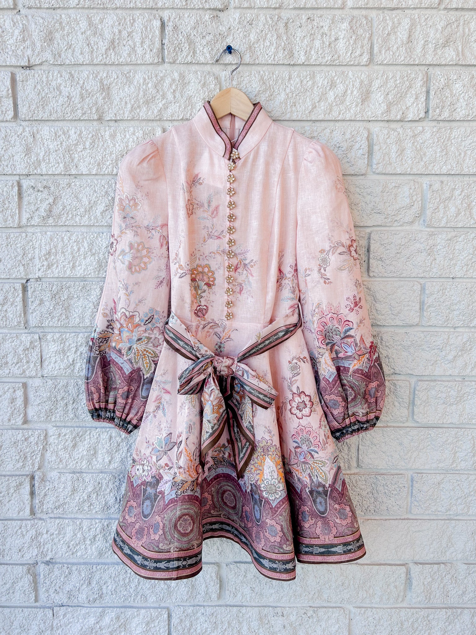 Alchemy Button Mini Dress