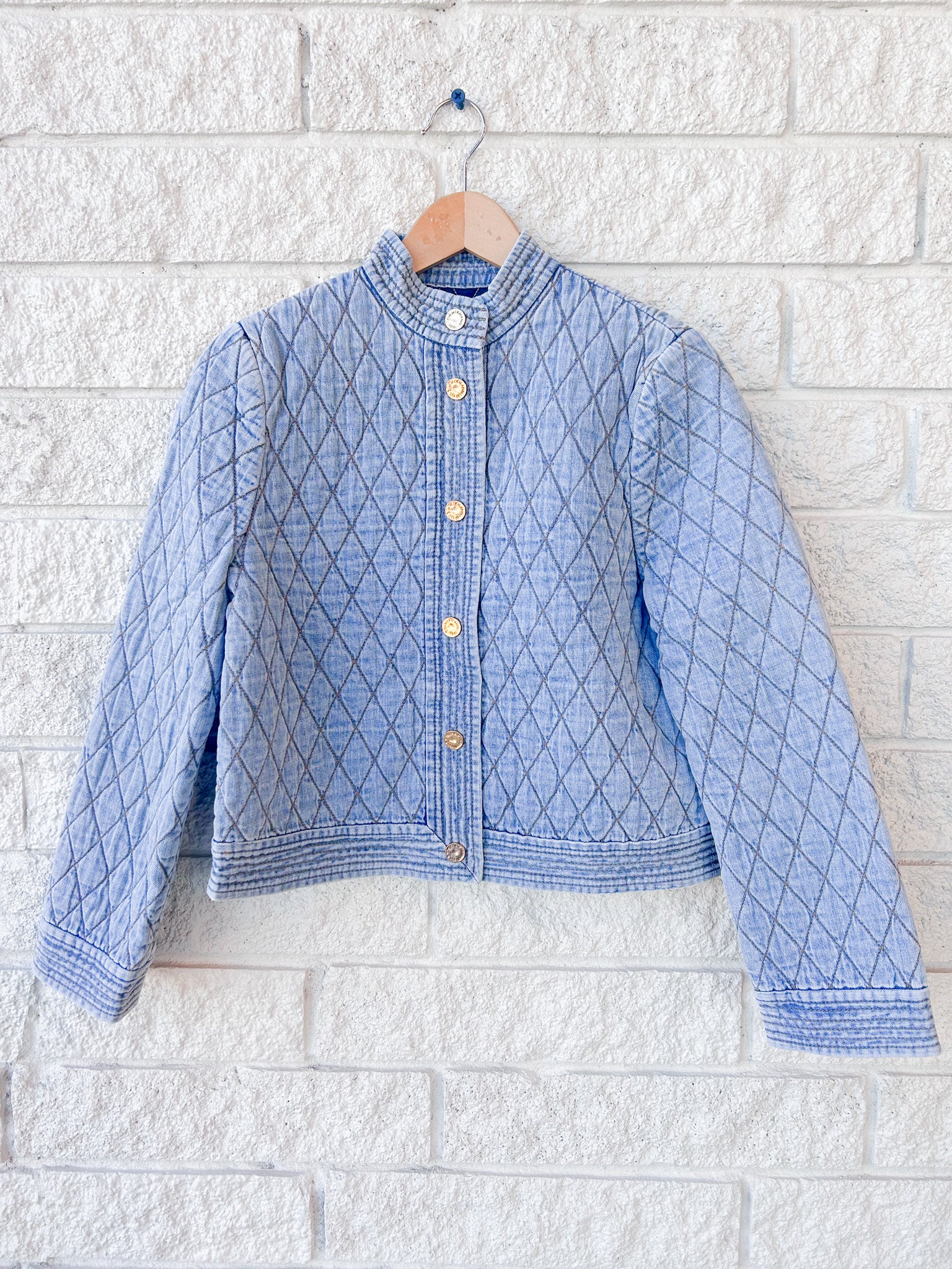 Indra Denim Quilted Jacket