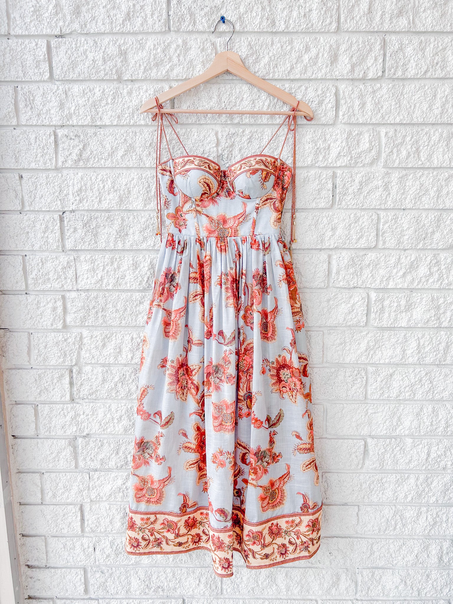 Aster Corset Midi Dress