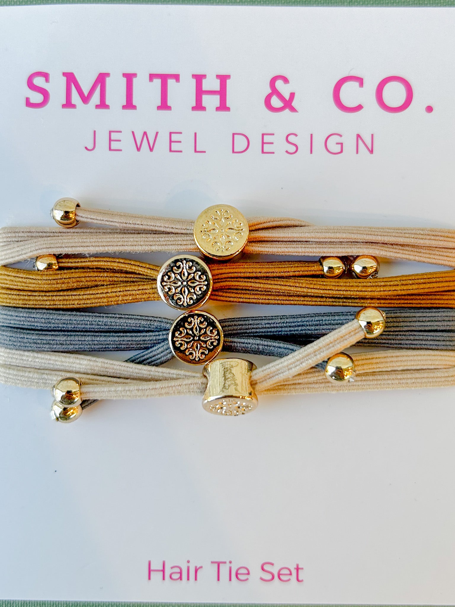 Skinny Hair Tie Set - Neutral