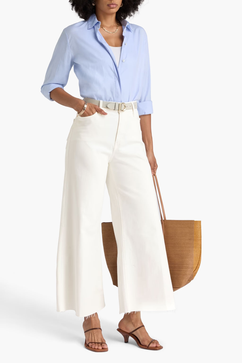 Le Slim Palazzo Crop