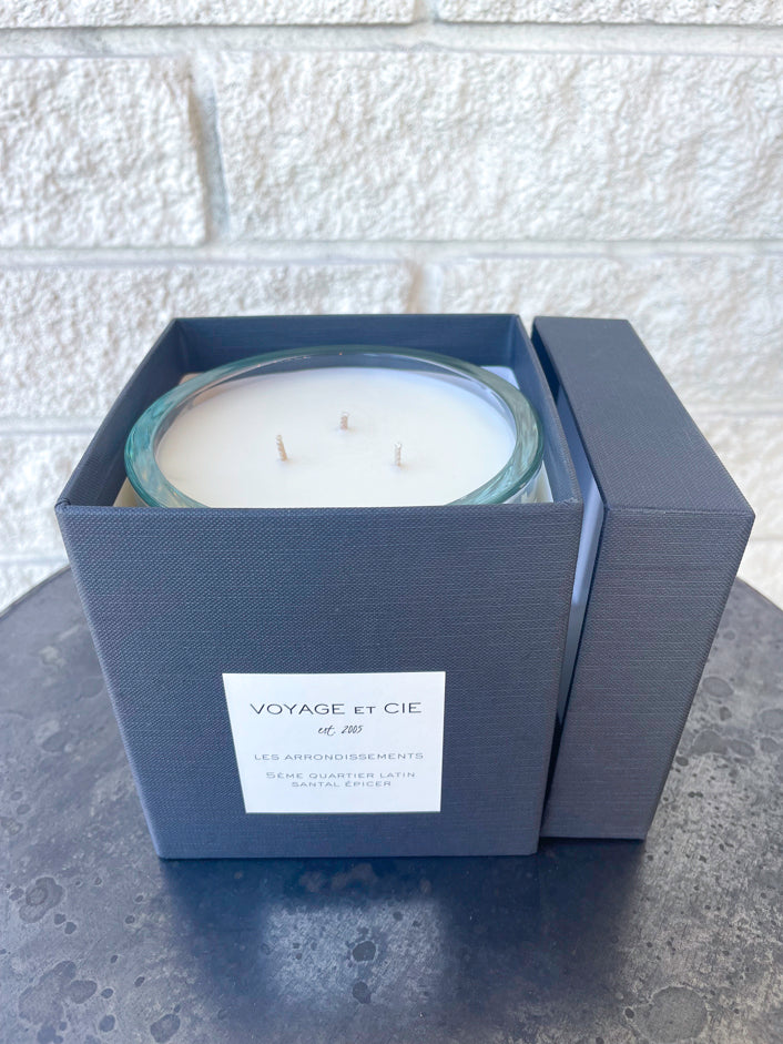 30 oz - 3 Wick Candle - Santal