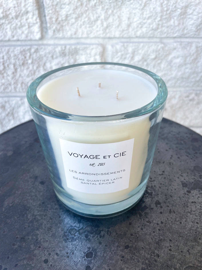 30 oz - 3 Wick Candle - Santal