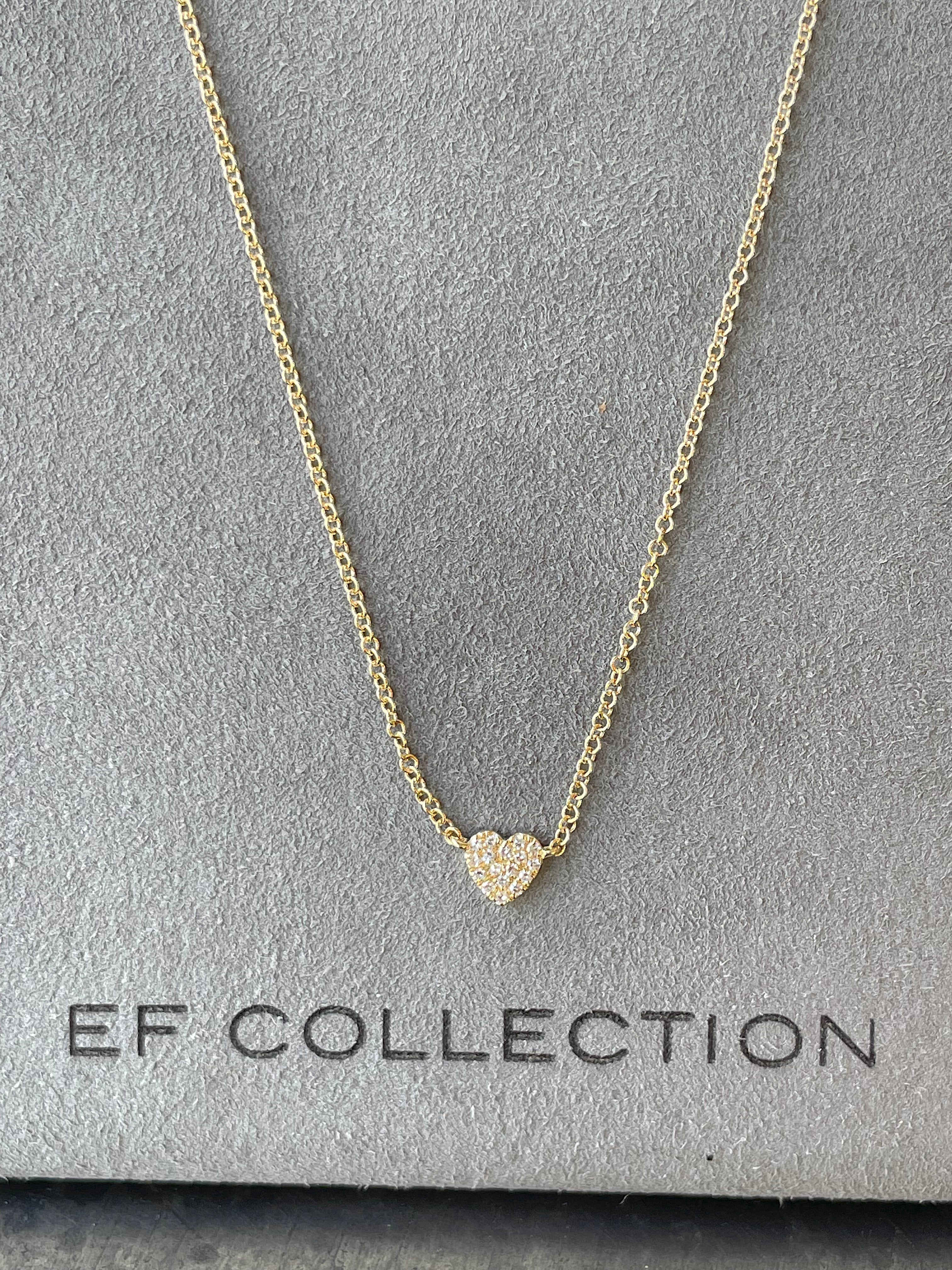 BABY DIAMOND HEART NECKLACE Prefontaine