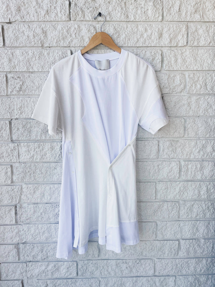 The Phillip Lim Deconstructed Jersey T-Shirt Dress