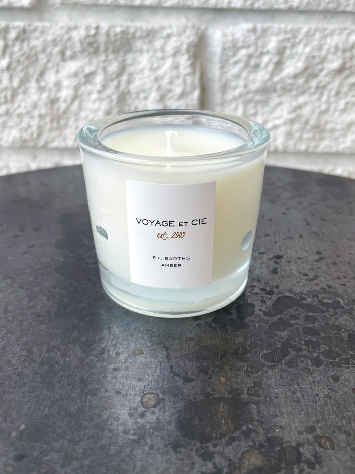 VOYAGE ET CIE VOTIVE CANDLE - AMBER