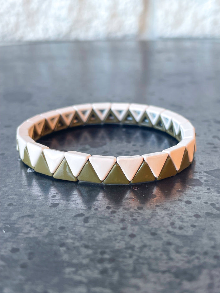 Forrest Triangle Bracelet