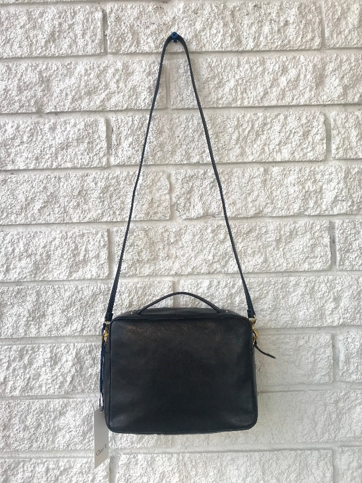 Black Jean Leather Shoulder Bag - PEDRO International